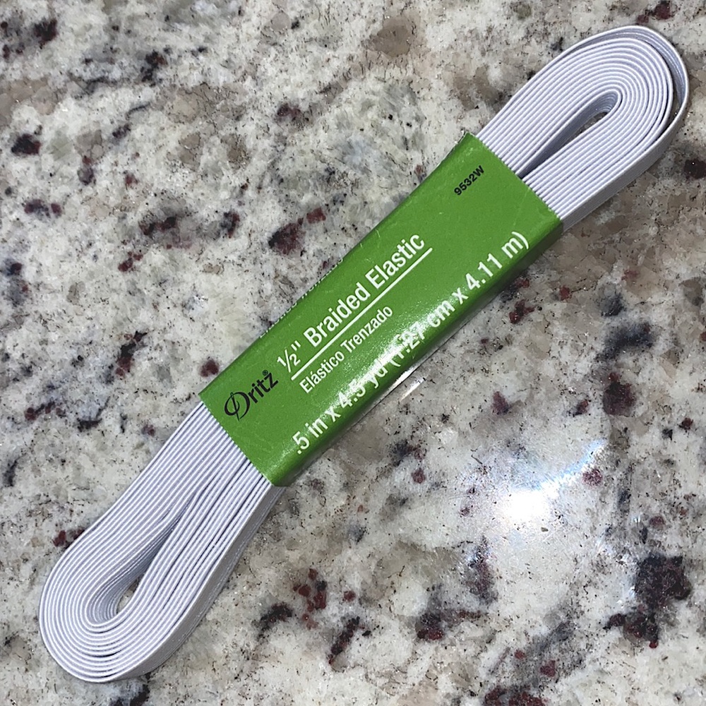 1/2in Braided Elastic